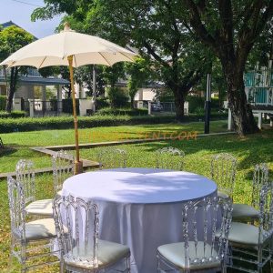 เช่าชุดโต๊ะจีน+เก้าอี้คริสตัล (เจ้าหญิง)