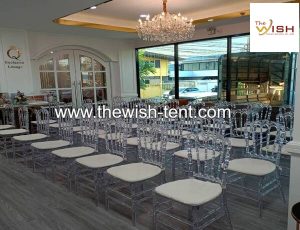 เช่าเก้าอี้งานแต่ง เช่าเก้าอี้ชิวารีคริสตัล เช่าเก้าอี้ชิวารี